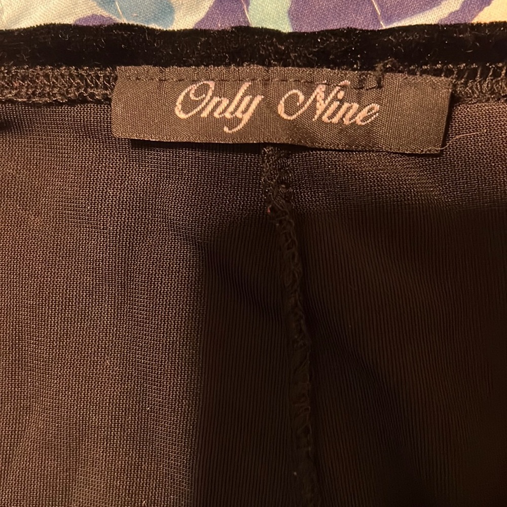 Small black only nine velvet tights, slightly worn……